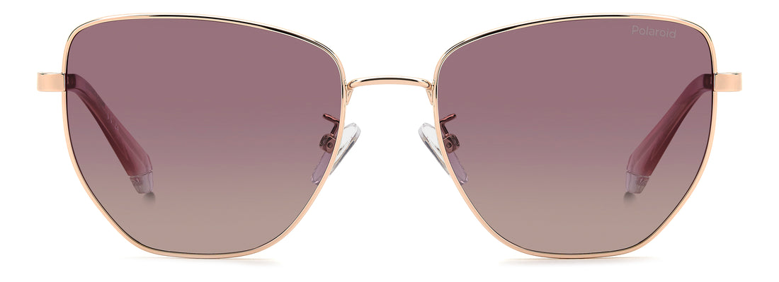 Lunettes de soleil polaroid pld 4204/g/s/x ddb jr dorado square femenino taille 56mm - Vue détaillée