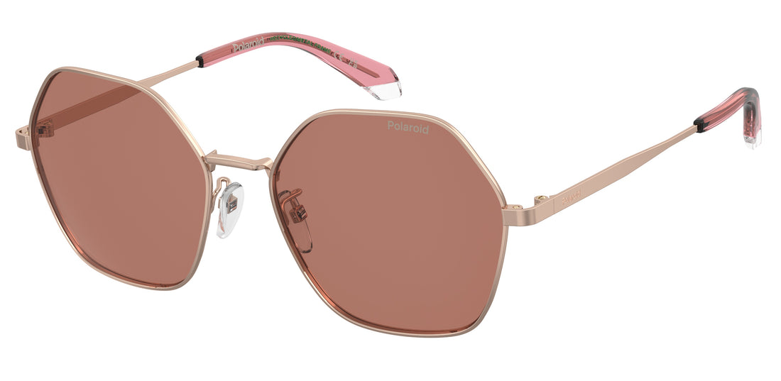 Lunettes de soleil polaroid pld 4205/g/s/x ddb he dorado square femenino taille 56mm - Vue principale