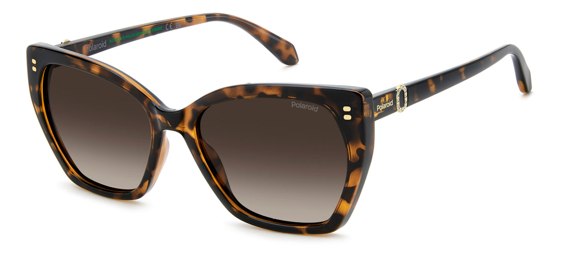 Lunettes de soleil polaroid pld 4198/s/x 086 la havana butterfly femenino taille 56mm - Vue principale
