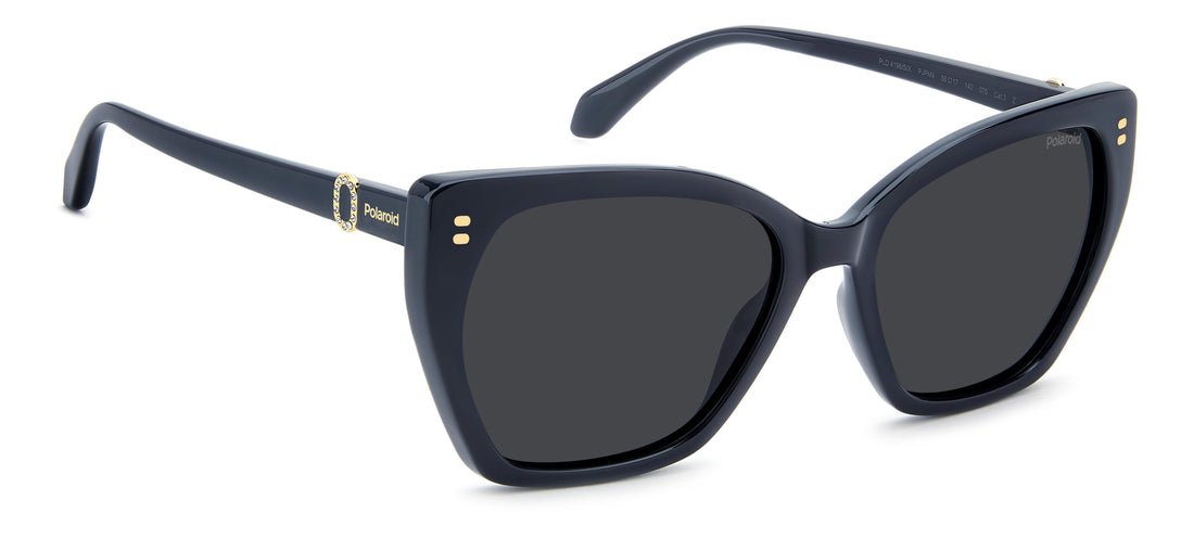 Lunettes de soleil polaroid pld 4198/s/x pjp m9 azul butterfly femenino taille 56mm - Vue détaillée