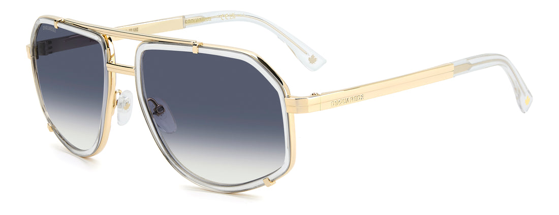 Occhiali da sole dsquared2 d2 0190/s 900 08 transparente rectangular masculino taglia 60mm - Vista principale