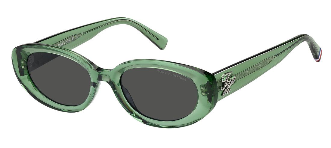 Occhiali da sole tommy hilfiger th 2344/s 1ed ir verde oval femenino taglia 52mm - Vista principale