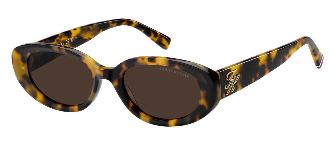 Occhiali da sole tommy hilfiger th 2344/s hjv 70 havana oval femenino taglia 52mm - Vista principale