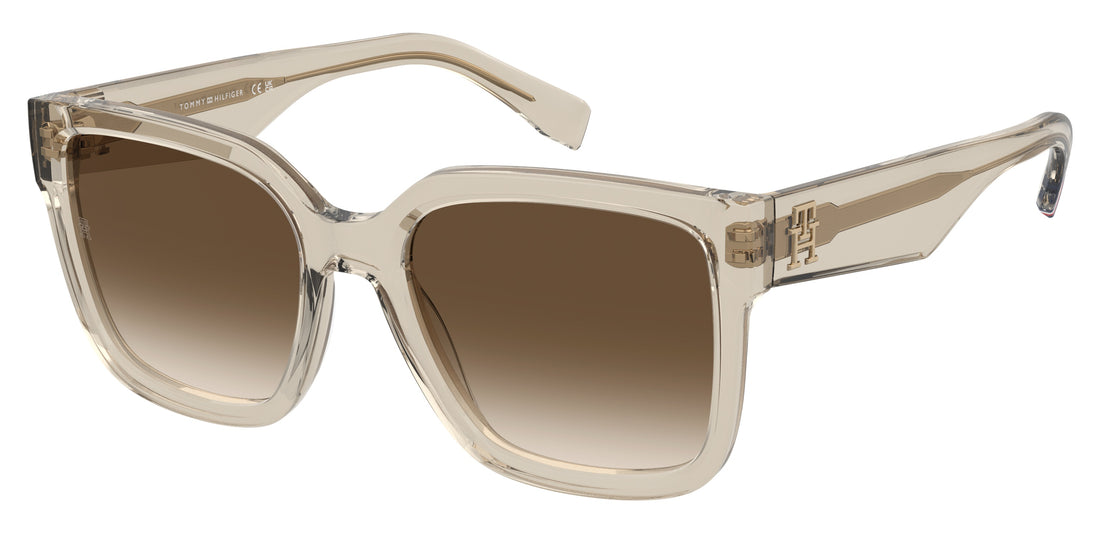 Occhiali da sole tommy hilfiger th 2342/s 10a ha beige square femenino taglia 56mm - Vista principale