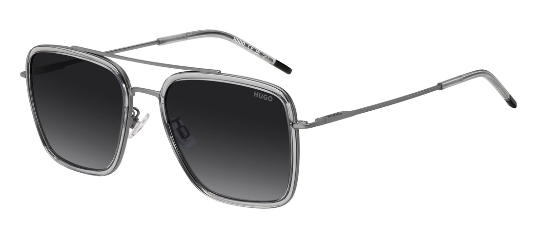 Occhiali da sole hugo hg 1404/g/s kac 9o grey square masculino taglia 56mm - Vista principale