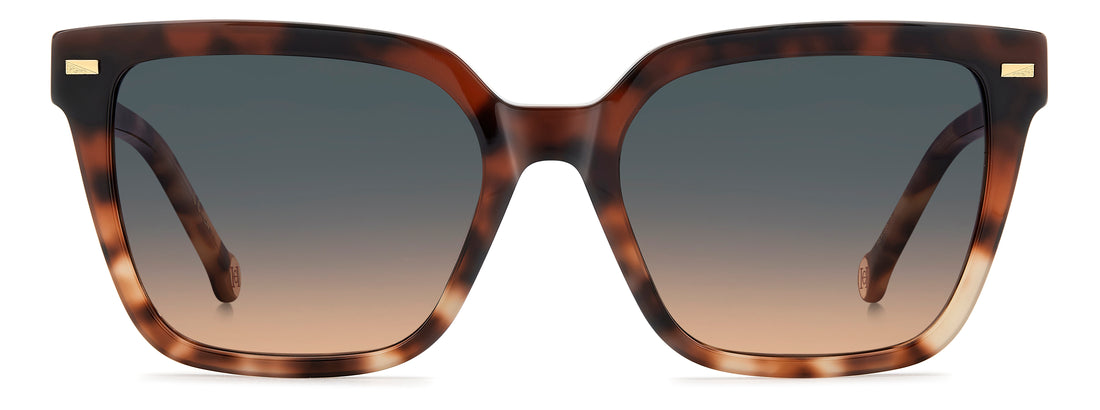 Óculos de sol carolina herrera her 0361/s 3zk th burdeos square femenino tamanho 54mm - Vista de detalhe