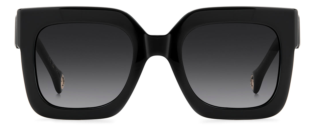 Occhiali da sole carolina herrera her 0369/s 807 9o negro square femenino taglia 52mm - Vista dettagliata