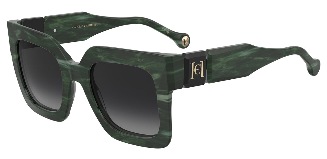 Occhiali da sole carolina herrera her 0369/s jri 9o verde square femenino taglia 52mm - Vista principale