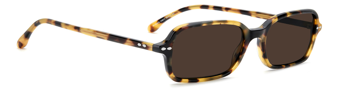 Occhiali da sole isabel marant im 0258/s c9b 70 havana rectangular femenino taglia 52mm - Vista dettagliata