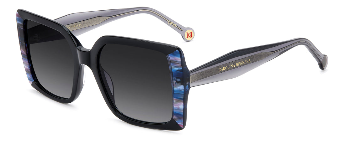 Óculos de sol carolina herrera her 0391/s 807 9o negro rectangular femenino tamanho 54mm - Vista principal