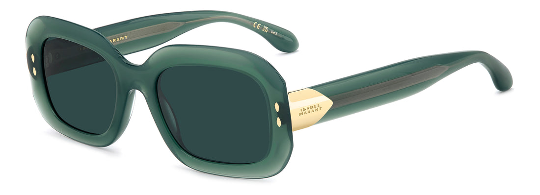 Occhiali da sole isabel marant im 0246/s 1ed ku verde rectangular femenino taglia 53mm - Vista principale