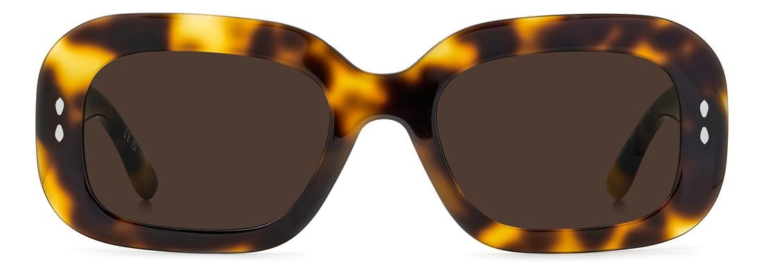 Occhiali da sole isabel marant im 0246/s wr9 70 marron rectangular femenino taglia 53mm - Vista dettagliata