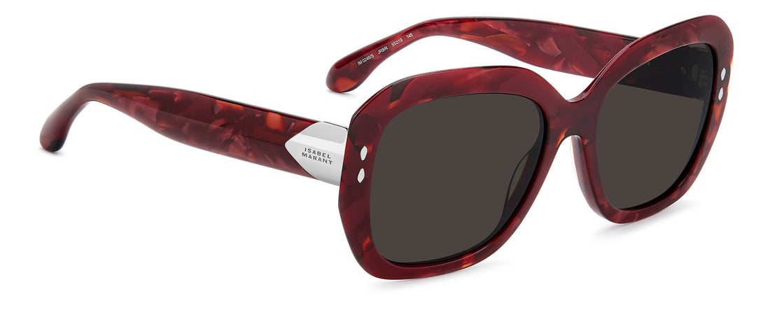 Occhiali da sole isabel marant im 0248/s jr9 ir rojo rectangular femenino taglia 55mm - Vista dettagliata
