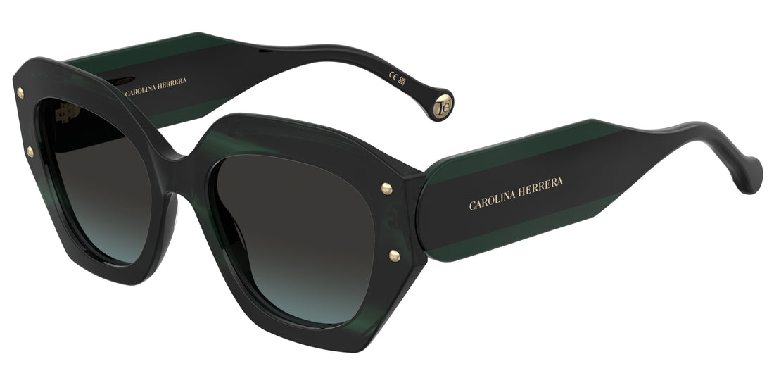 Occhiali da sole carolina herrera her 0365/s 6ak i7 verde square femenino taglia 53mm - Vista principale