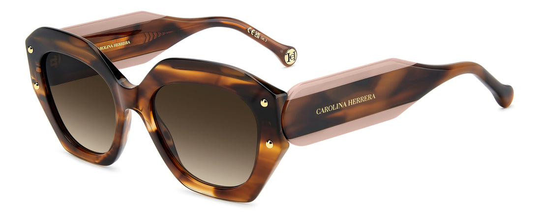Occhiali da sole carolina herrera her 0365/s ex4 ha marron square femenino taglia 53mm - Vista principale
