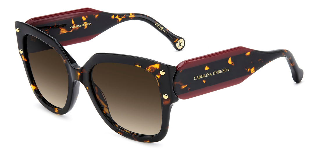 Occhiali da sole carolina herrera her 0366/s 086 ha havana square femenino taglia 55mm - Vista principale