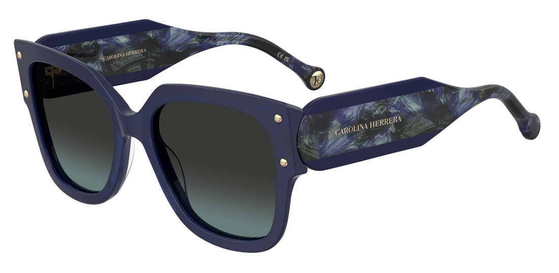 Occhiali da sole carolina herrera her 0366/s pjp i7 azul square femenino taglia 55mm - Vista principale
