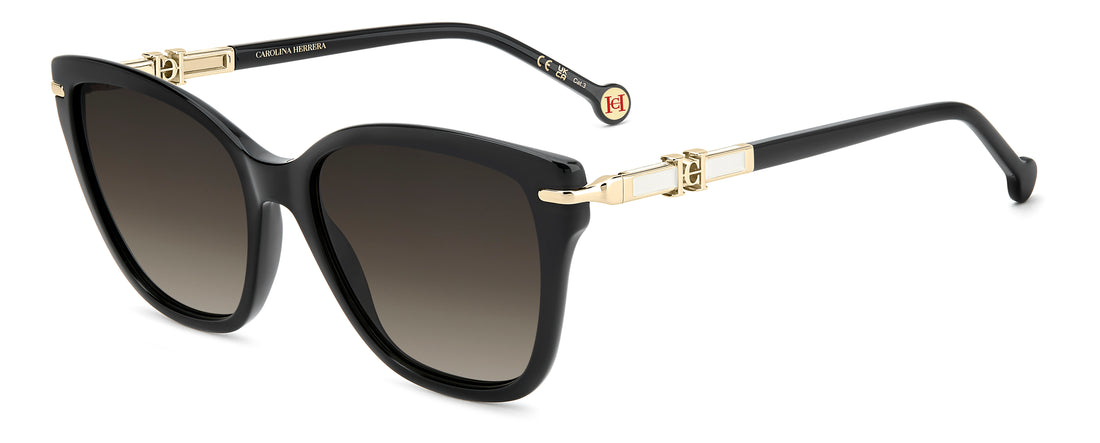 Occhiali da sole carolina herrera her 0379/s 807 ha negro cat eye femenino taglia 55mm - Vista principale