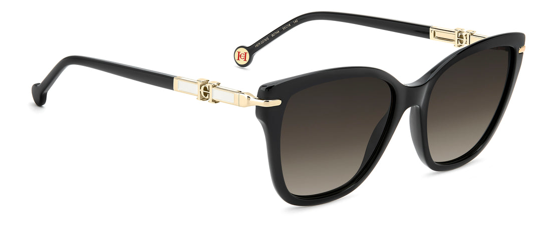 Occhiali da sole carolina herrera her 0379/s 807 ha negro cat eye femenino taglia 55mm - Vista dettagliata