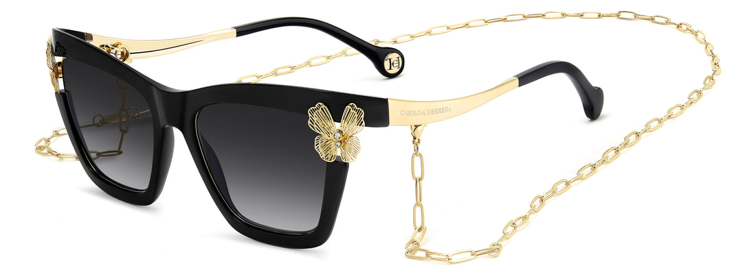Occhiali da sole carolina herrera her 0399/s 807 9o negro cat eye femenino taglia 54mm - Vista principale