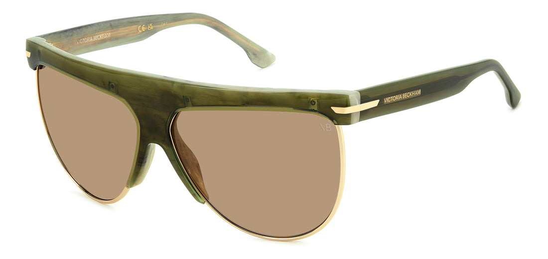 Sunglasses victoria beckham vb 7005/s jri 70 verde pilot femenino size 63mm - Main view