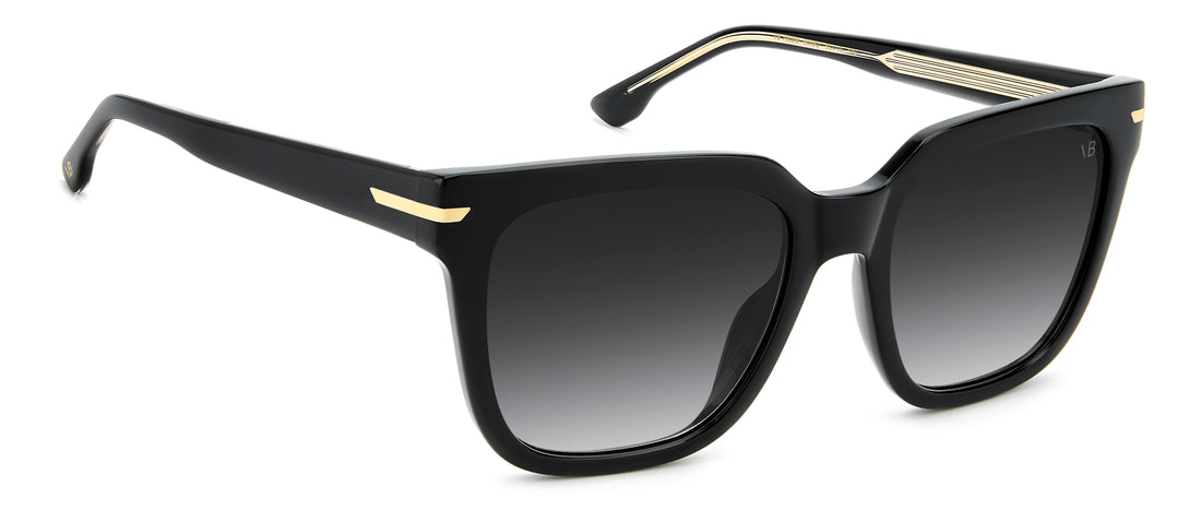 Óculos de sol victoria beckham vb 1003/s 807 9o negro square femenino tamanho 53mm - Vista de detalhe
