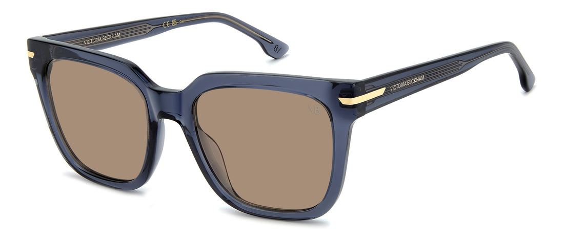 Óculos de sol victoria beckham vb 1003/s pjp 70 azul square femenino tamanho 53mm - Vista principal