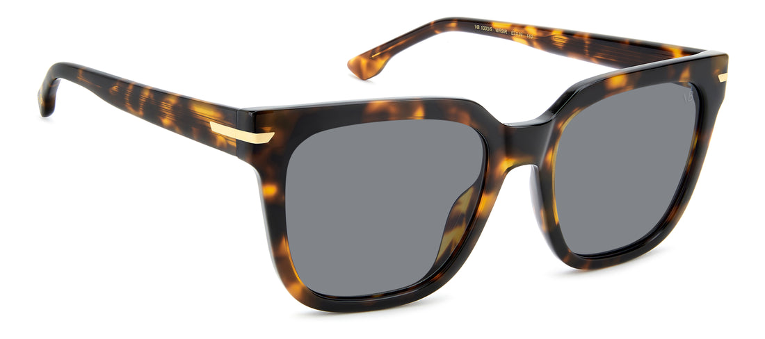 Óculos de sol victoria beckham vb 1003/s wr9 ir marron square femenino tamanho 53mm - Vista de detalhe