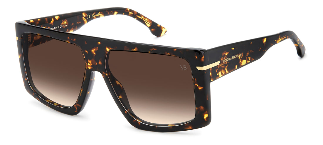 Sunglasses victoria beckham vb 7000/s 086 ha havana rectangular femenino size 59mm - Main view