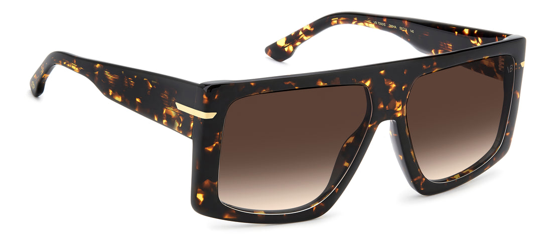 Sunglasses victoria beckham vb 7000/s 086 ha havana rectangular femenino size 59mm - Detailed view