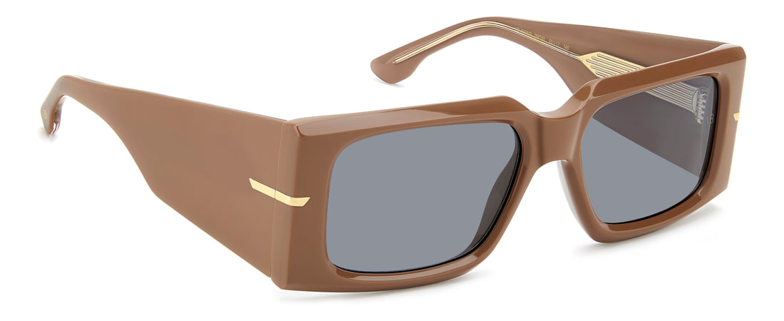 Sunglasses victoria beckham vb 7008/s 09q ir marron rectangular femenino size 55mm - Detailed view