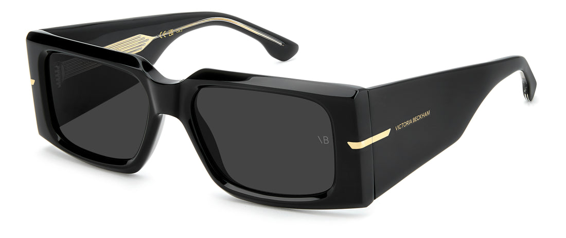 Sunglasses victoria beckham vb 7008/s 807 ir negro rectangular femenino size 55mm - Main view