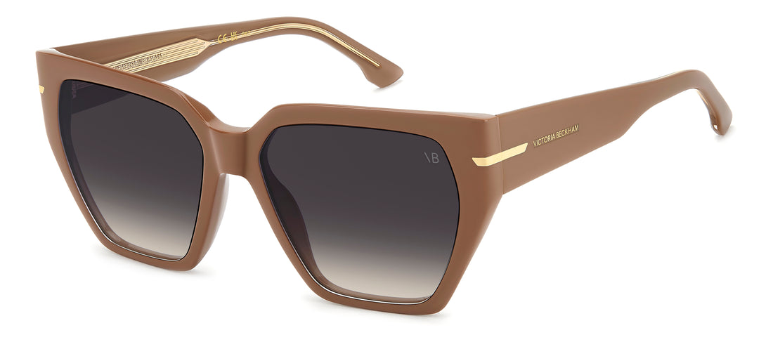 Sunglasses victoria beckham vb 7002/s 09q dg marron square femenino size 57mm - Main view