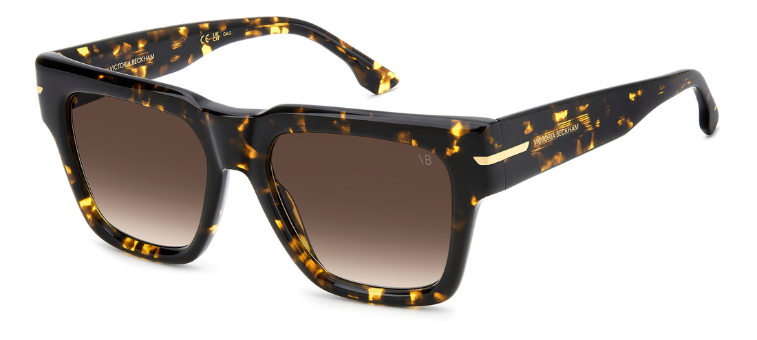 Sunglasses victoria beckham vb 7004/s 086 ha havana square femenino size 53mm - Main view