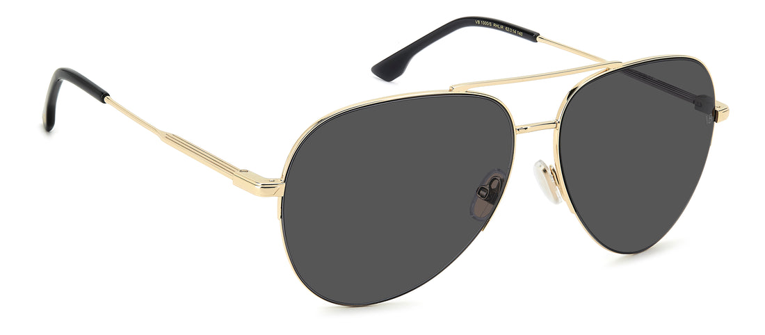 Óculos de sol victoria beckham vb 1000/s rhl ir dorado pilot femenino tamanho 62mm - Vista de detalhe