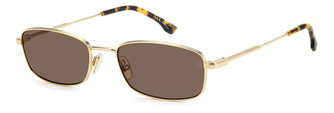 Óculos de sol victoria beckham vb 1001/s hm2 70 dorado rectangular femenino tamanho 55mm - Vista principal