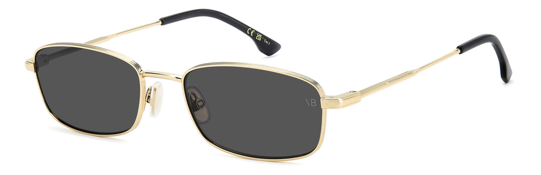 Óculos de sol victoria beckham vb 1001/s rhl ir dorado rectangular femenino tamanho 55mm - Vista principal