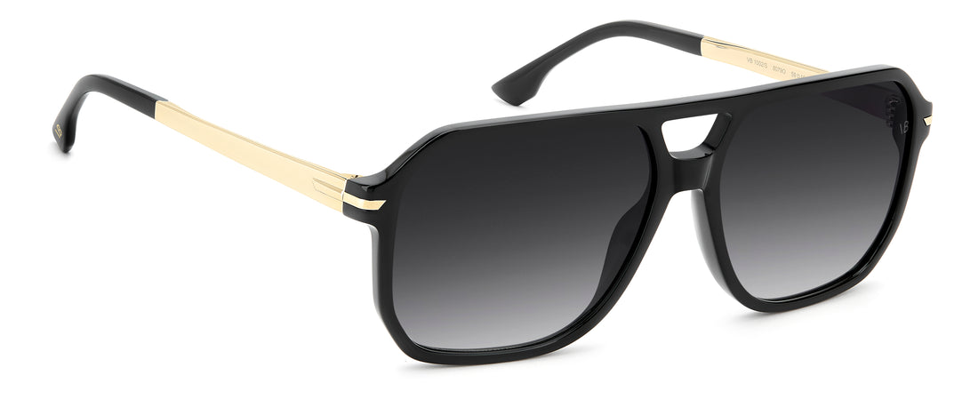 Óculos de sol victoria beckham vb 1002/s 807 9o negro navigator femenino tamanho 59mm - Vista de detalhe