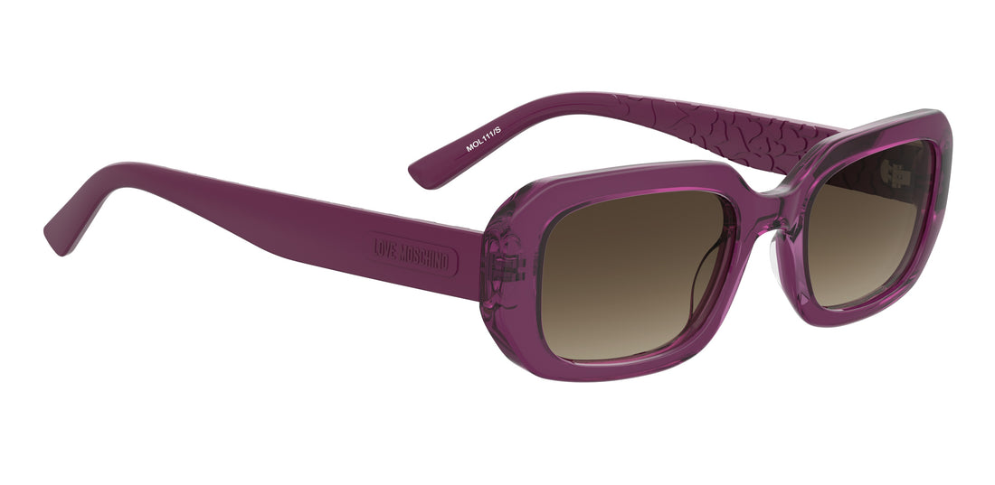 Zonnebrillen moschino love mol111/s 35j ha rosa rectangular femenino maat 53mm - Detailaanzicht