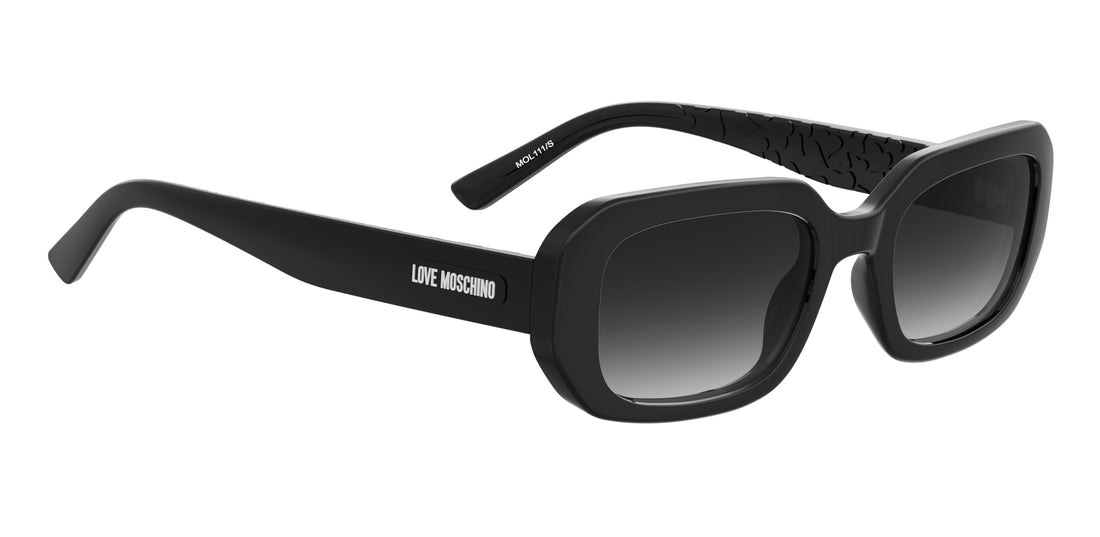 Zonnebrillen moschino love mol111/s 807 9o negro rectangular femenino maat 53mm - Detailaanzicht
