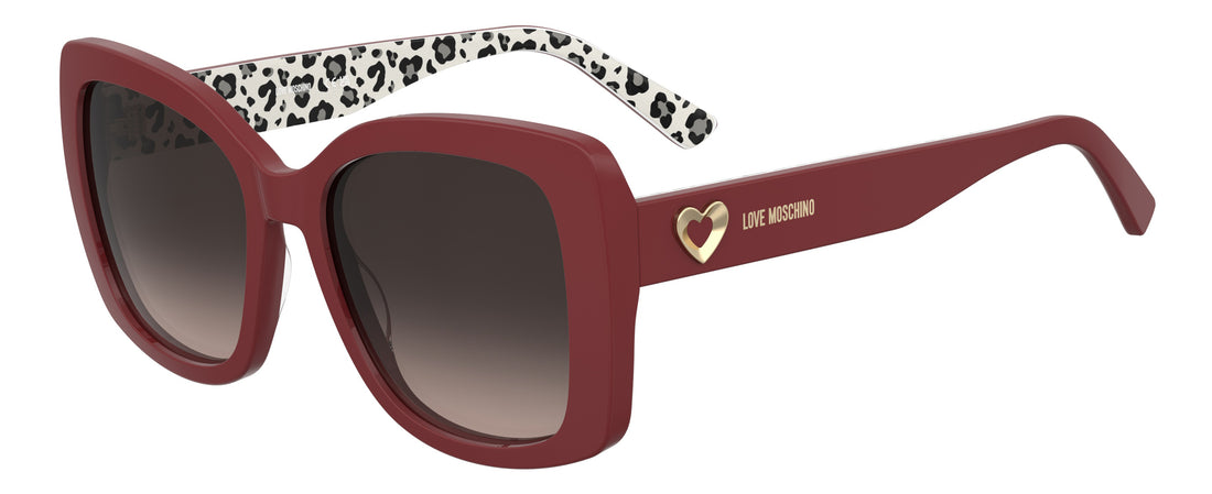 Zonnebrillen moschino love mol107/s c9a ha rojo square femenino maat 54mm - Hoofdaanzicht