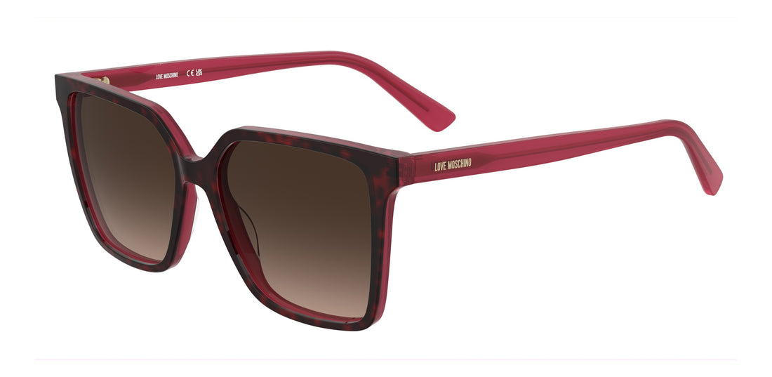 Zonnebrillen moschino love mol109/s o63 ha havana square femenino maat 55mm - Hoofdaanzicht