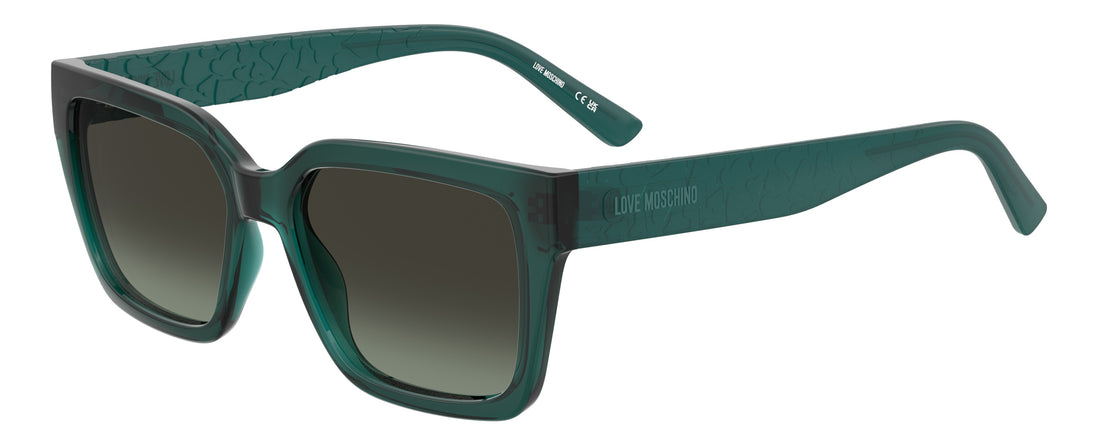 Zonnebrillen moschino love mol110/s 1ed ha verde rectangular femenino maat 55mm - Hoofdaanzicht