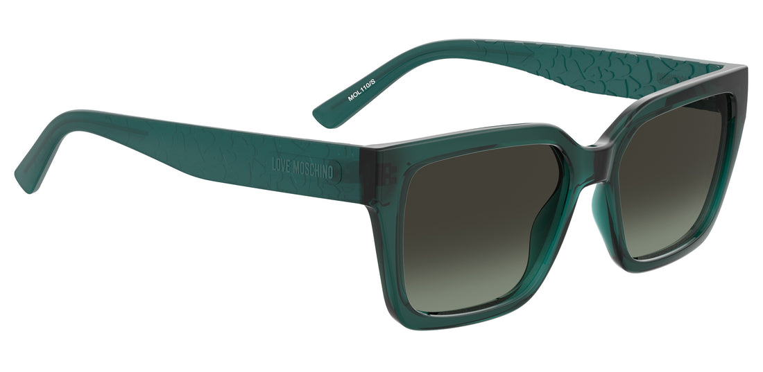 Zonnebrillen moschino love mol110/s 1ed ha verde rectangular femenino maat 55mm - Detailaanzicht