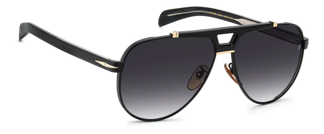 Solbriller david beckham db 7169/s 2m2 9o negro pilot masculino størrelse 62mm - Detaljeret visning