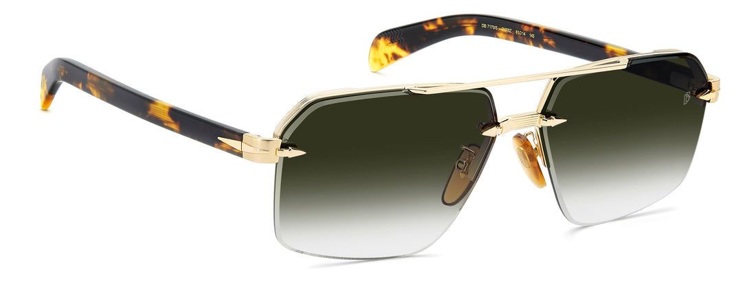 Solbriller david beckham db 7170/s 0nr 8z dorado navigator masculino størrelse 61mm - Detaljeret visning