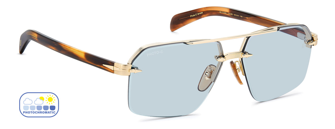 Solbriller david beckham db 7170/s t5u sd dorado navigator masculino størrelse 61mm - Detaljeret visning