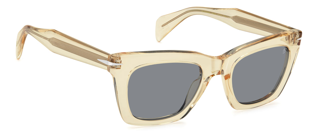 Solbriller david beckham db 99/miami 40g ir amarillo rectangular masculino størrelse 51mm - Detaljeret visning
