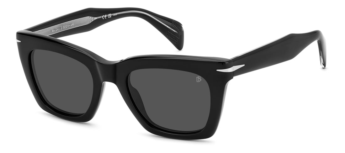 Solbriller david beckham db 99/miami 807 ir negro rectangular masculino størrelse 51mm - Hovedvisning