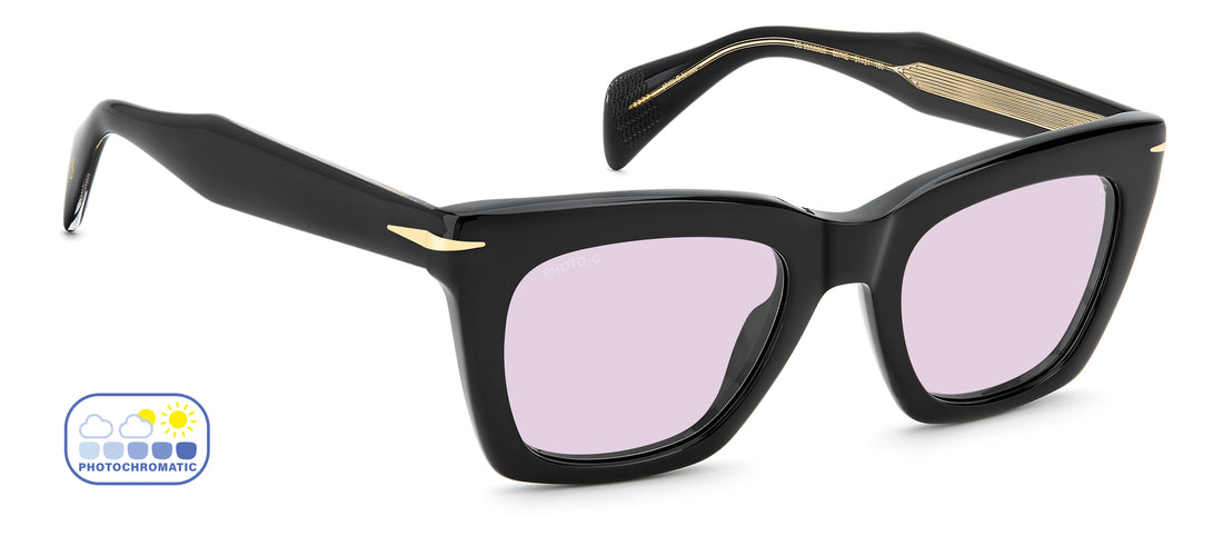 Solbriller david beckham db 99/miami 807 ke negro rectangular masculino størrelse 51mm - Detaljeret visning